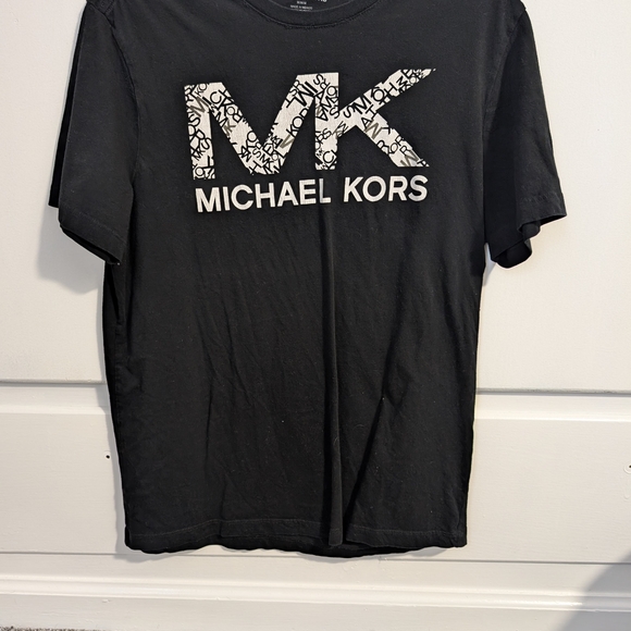 Michael Kors Black Graphic Tee - Picture 1 of 2